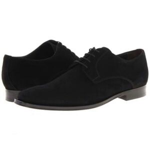 To Boot New York Adam Derrick FELIX DERBY Black Suede Oxford